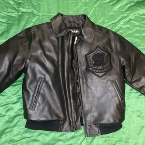 Kids avirex black jacket